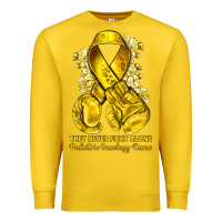 Lemon they never fight alone yellow ribbon with boxing g Premium Sweatshirt - NancyCooperArtShop