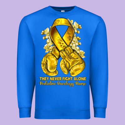 They Never Fight Alone Yellow Ribbon With Boxing G Premium Sweatshirt Designed By Nancycooperartshop