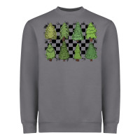 Storm checkered trees Heavyweight Sweatshirt - MaliasSmallBusiness