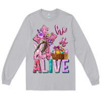Moon Dust he is alive easter Long Sleeve Tee - Neo Western