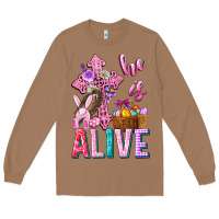 He Is Alive Easter Long Sleeve Tee | Teevron