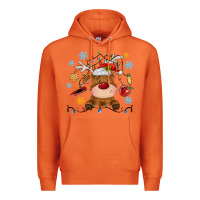 Carrot christmas deer school Premium Hoodie - MaliasSmallBusiness