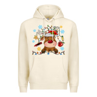 Tofu christmas deer school Premium Hoodie - MaliasSmallBusiness