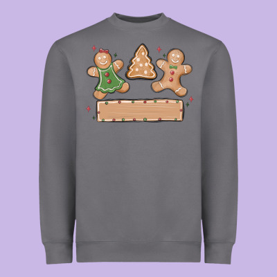 Heavyweight Sweatshirt gingerbread christmas