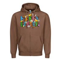 Chestnut happy easter Zipper Hoodie - AdoDesignShop