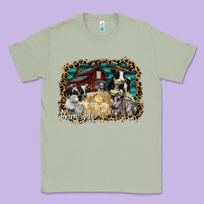 Farm Life 2 Classic Tee Designed By Sublimationcraftshop