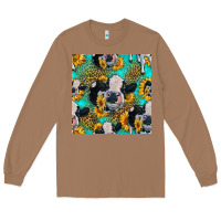 Toasted Coconut holstein cow seamless pattern Long Sleeve Tee - HRA Design Shop