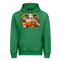 Emerald Fall Barn Owl Urban Hoodie - LillyAllenDesigns