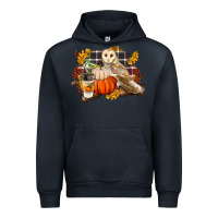 Navy Fall Barn Owl Urban Hoodie - LillyAllenDesigns