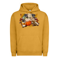 Pigment Peanut Butter Fall Barn Owl Urban Hoodie - LillyAllenDesigns