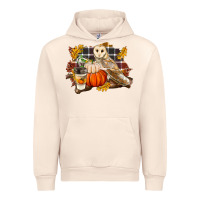 Sandshell Fall Barn Owl Urban Hoodie - LillyAllenDesigns