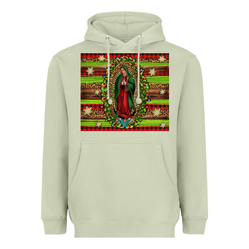 Our Lady Of Guadalupe Christmas Heavyweight Hoodie by Jasminsmagicworld | Teevron