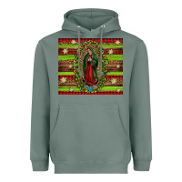 Sage our lady of Guadalupe Christmas Heavyweight Hoodie - Jasminsmagicworld