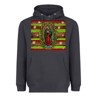 Smoke our lady of Guadalupe Christmas Heavyweight Hoodie - Jasminsmagicworld