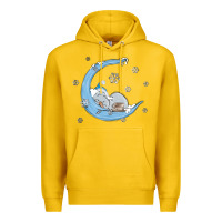 Lemon snowman and moon Premium Hoodie - MaliasSmallBusiness