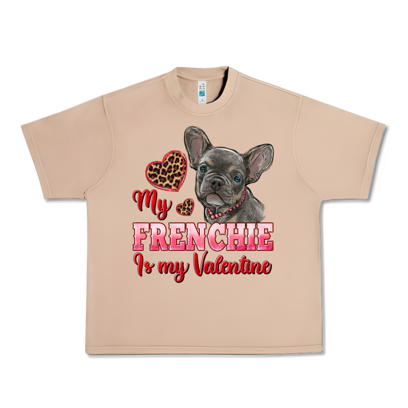 My Frenchie Is My Valentine Urban Heavy Tee by RanaPortraitStore | Teevron