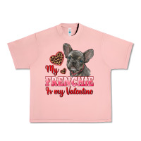 Salmon my frenchie is my valentine Urban Heavy Tee - RanaPortraitStore