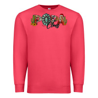 Cardinal western christmas papa claus sunflowers and cactus Premium Sweatshirt - Jasminsmagicworld
