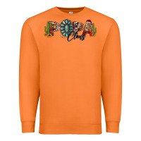 Carrot western christmas papa claus sunflowers and cactus Premium Sweatshirt - Jasminsmagicworld