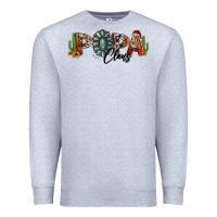 Heather Grey western christmas papa claus sunflowers and cactus Premium Sweatshirt - Jasminsmagicworld