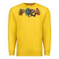Lemon western christmas papa claus sunflowers and cactus Premium Sweatshirt - Jasminsmagicworld
