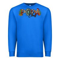 True Royal western christmas papa claus sunflowers and cactus Premium Sweatshirt - Jasminsmagicworld