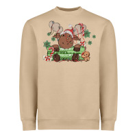 Mushroom christmas reindeer Heavyweight Sweatshirt - MaliasSmallBusiness