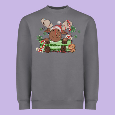 Heavyweight Sweatshirt christmas reindeer