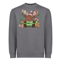 Storm christmas reindeer Heavyweight Sweatshirt - MaliasSmallBusiness