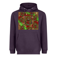Plum our lady of Guadalupe Christmas Heavyweight Hoodie - Jasminsmagicworld