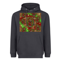 Smoke our lady of Guadalupe Christmas Heavyweight Hoodie - Jasminsmagicworld