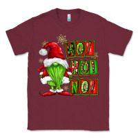 Burgundy ho ho no christmas gnomes Classic Tee - FaDigitalArtStudio
