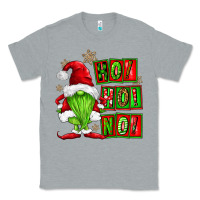 Heather Grey ho ho no christmas gnomes Classic Tee - FaDigitalArtStudio