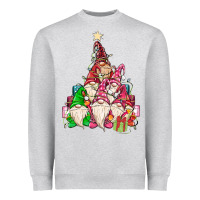 Heather Grey christmas tree Heavyweight Sweatshirt - MaliasSmallBusiness