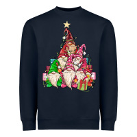 Navy christmas tree Heavyweight Sweatshirt - MaliasSmallBusiness