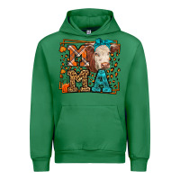 Emerald Western Fall Cow Mama Urban Hoodie - LillyAllenDesigns