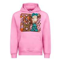 Fuchsia Pink Western Fall Cow Mama Urban Hoodie - LillyAllenDesigns