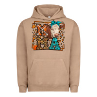 Pigment Burro Western Fall Cow Mama Urban Hoodie - LillyAllenDesigns