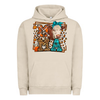 Pigment French Oak Western Fall Cow Mama Urban Hoodie - LillyAllenDesigns
