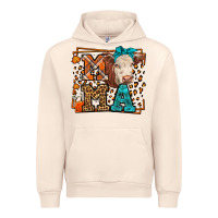 Sandshell Western Fall Cow Mama Urban Hoodie - LillyAllenDesigns