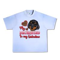 Grape Ice my dachshund is my valentine Urban Heavy Tee - RanaPortraitStore