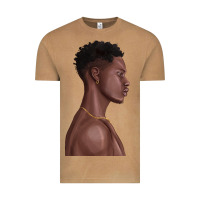 Vintage Camel afro black man Vintage Tee - texasbilliewilder