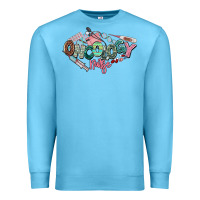 Ocean Blue Oncology Nurse western Premium Sweatshirt - NancyCooperArtShop