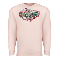 Pale Pink Oncology Nurse western Premium Sweatshirt - NancyCooperArtShop