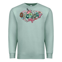 Seafoam Oncology Nurse western Premium Sweatshirt - NancyCooperArtShop