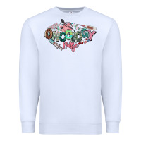 White Oncology Nurse western Premium Sweatshirt - NancyCooperArtShop
