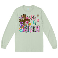 He Is Risen Easter Long Sleeve Tee | Teevron