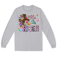 Moon Dust he is risen easter Long Sleeve Tee - Neo Western