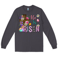 Smoke he is risen easter Long Sleeve Tee - Neo Western