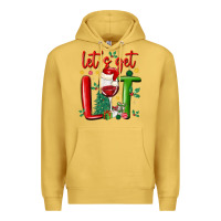 Antique Gold let's get lit Premium Hoodie - MaliasSmallBusiness
